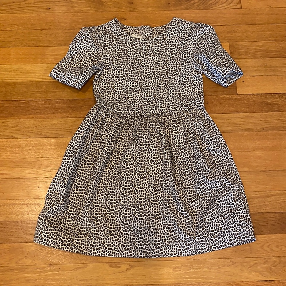 GapKids leopard print corduroy dress. Size M. Worn only 1-2x.